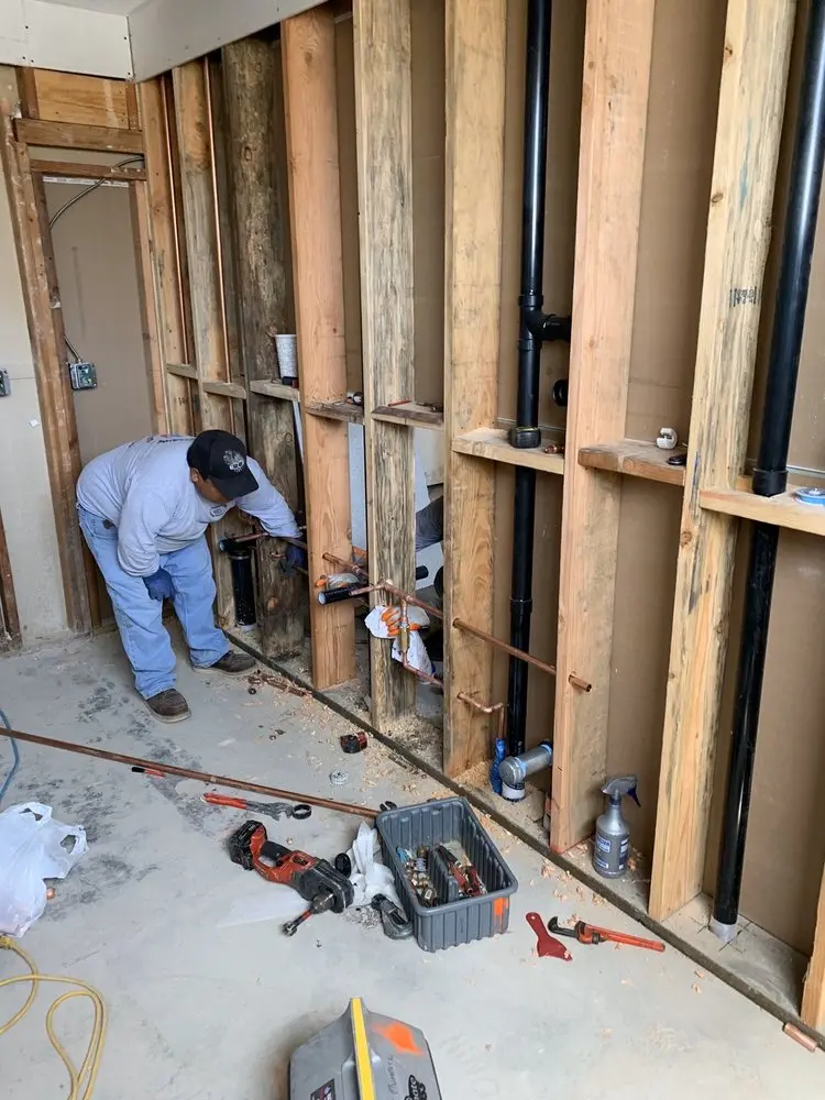 Commercial rough-in plumbing for Commercial Plumbing in Highland Park West